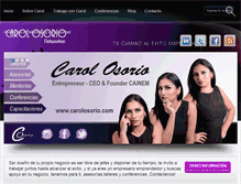 Tablet Screenshot of carolosorio.com